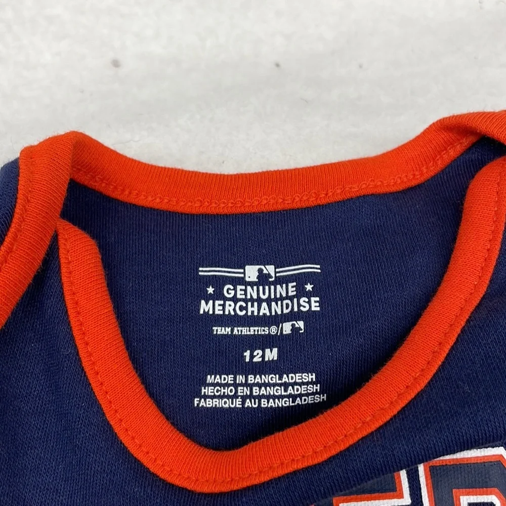 Detroit tigers baseball new onesie baby boy sz 12mos - Picture 4 of 5